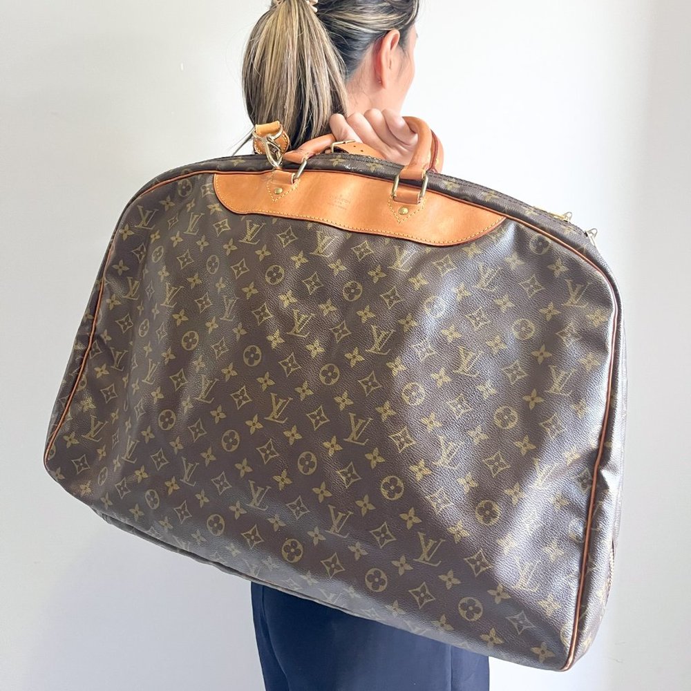 Louis Vuitton Monogram Alize 1 Compartment Soft Suitcase